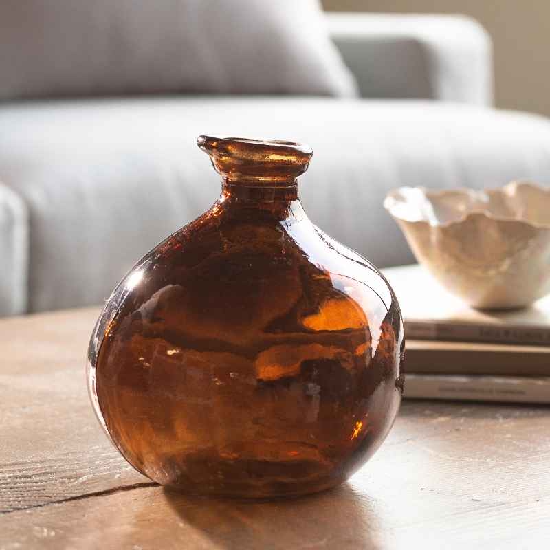 Bubble Recycled Glass Balloon Vase, 7